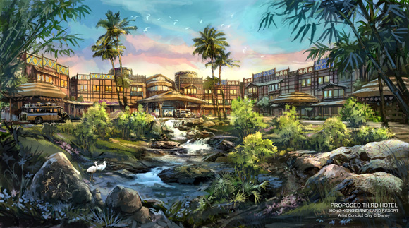 Hong Kong Disneyland Proposed Third Hotel Concept Art 